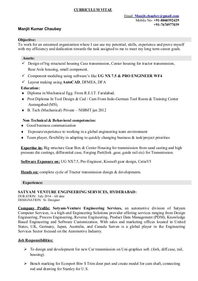Manjit Resume