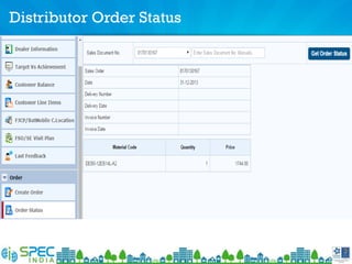 Distributor Order Status
 