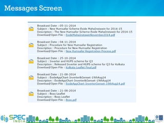 Messages Screen
 