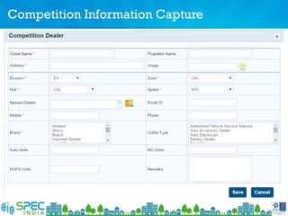 Competition Information Capture
 