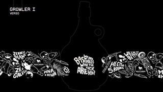 Elevar a percepção da marca para grife (preço x valor)
(chalk board, camisetas e Growlers anteriores)
 