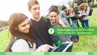 With beacons,
schools can
eliminate badge
readers for
granting building
access to students.
6
 