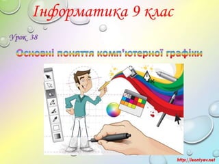 9 клас 38 урок. Основні поняття комп’ютерної графіки. (за новою програмою 2017р.)