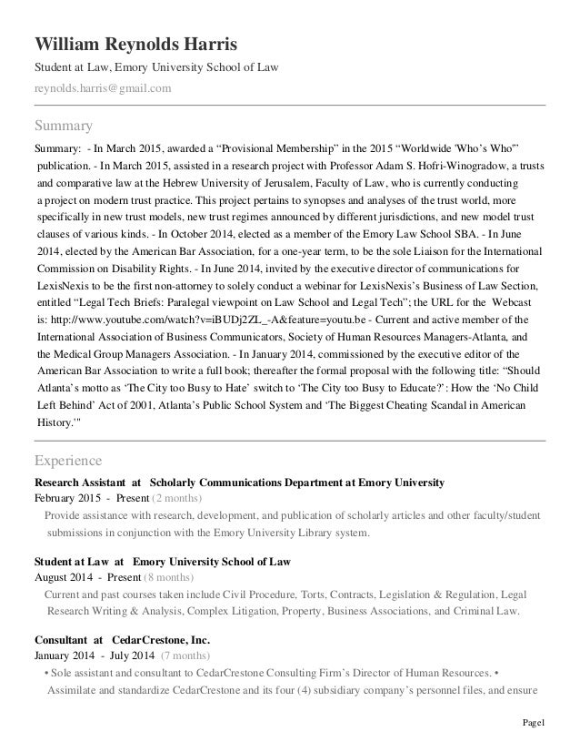 writing a professional profile