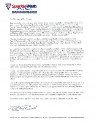 Tom Yuhas Reference Letter from MSgt Todd Butler, USAF (1)