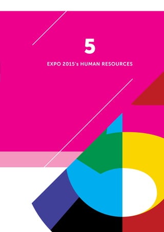 5
EXPO 2015’s HUMAN RESOURCES
 