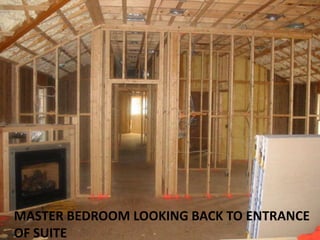 MASTER BEDROOM LOOKING BACK TO ENTRANCE OF SUITE