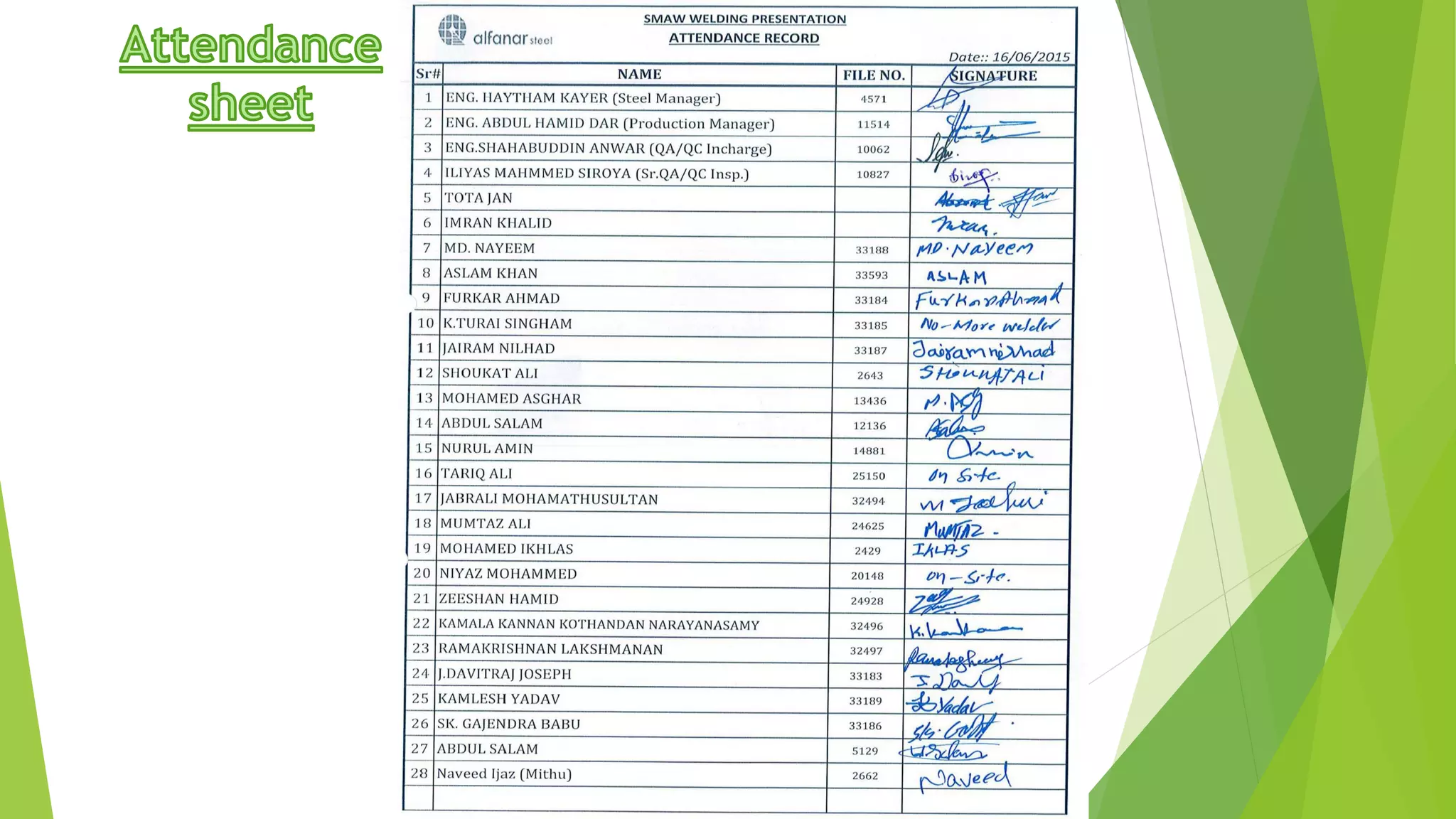Training SMAW Module