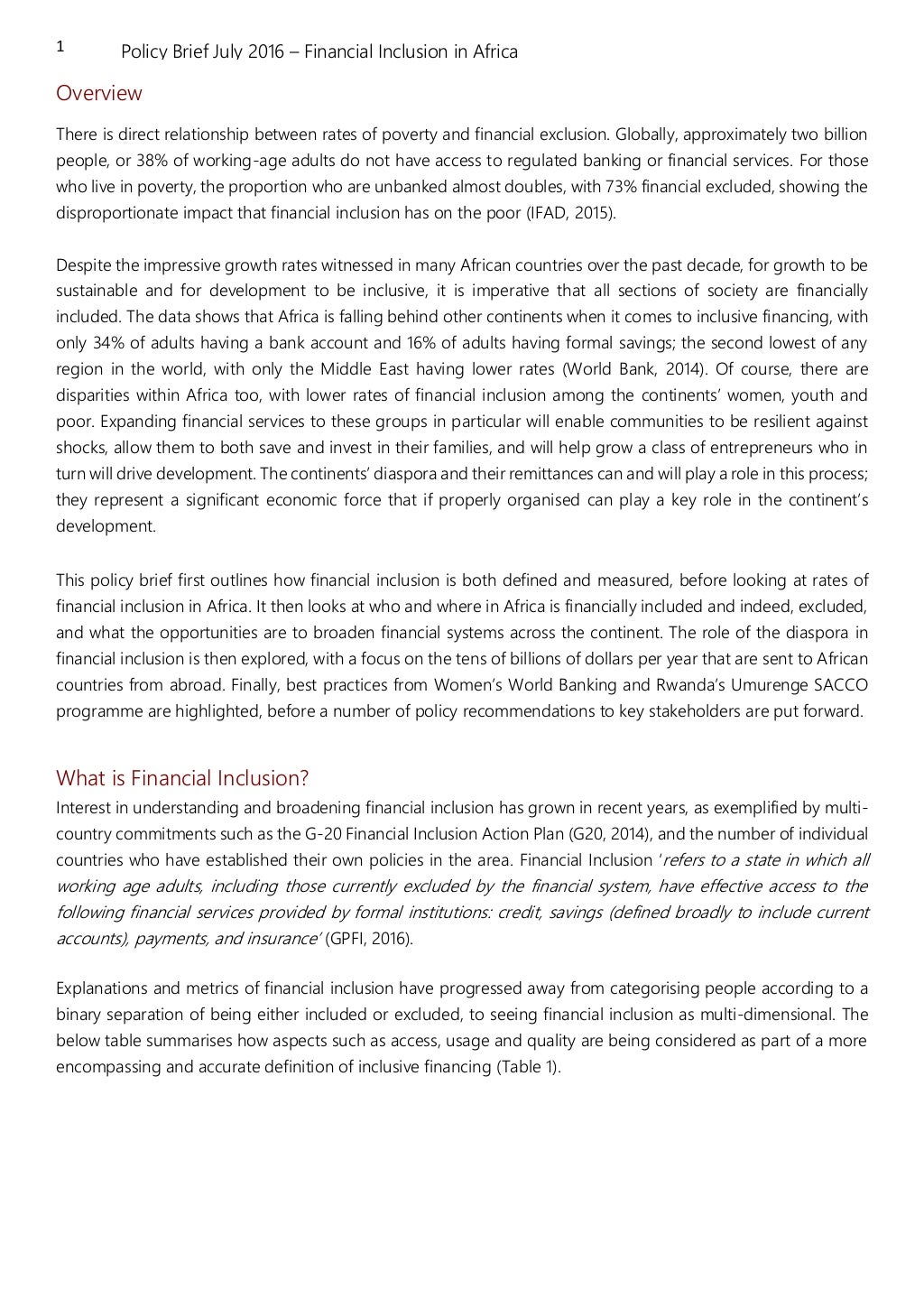 Financial inclusion and economic growth dissertation picture