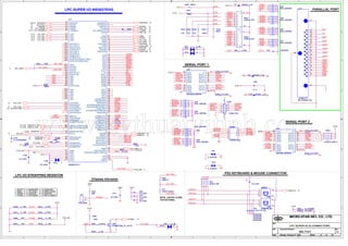 www.kythuatvitinh.com
8
8
7
7
6
6
5
5
4
4
3
3
2
2
1
1
D D
C C
B B
A A
VTIN_GND
TMP_VREF
MSDAT#
KBDAT#
MSCLK#
KBCLK#
SYS_TMP
CHASSIS
PRND0
STB#
ACK#
AFD#
KBCLK#
BEEP
ERR#
PRND5
PINIT#
KBDAT#
MSCLK#
PRND4
MSDAT#
CHASSIS
BUSY
SYS_TMP
VTIN_GND
PE
SLCT
PRND3
PRND7
PRND2
PRND6
PRND1
TMP_VREF
D4
PRND4
PRND6
BUSY
SLCT
ACK#
PRND1
PRND5
PRND3
PE
AFD#
ERR#
SLIN#
PRND7
PRND0
PRND2
STB#
PINIT#
PINIT#
STB#
PRND6
PRND3
PRND5
AFD#
PRND7
ACK#
PRND2
BUSY
ERR#
PRND1
PRND0
SLIN#
SLCT
PE
PRND4
CPU_TMPA
BUSY
PE
SLCT
PRND5
PRND3
PRND2
ACK#
PRND6
PRND4
PRND7
SLIN#
ERR#
PINIT#
PRND1
STB#
PRND0
AFD#
VTIN_GNDGP50
SOUTA
RTSA#
DTRA#
GP50
VIN0
VIN2
VIN0
VIN1
VIN3
VIN4
VIN2
VIN3
VIN1
VIN4
BEEP
SLIN#
NRIA# RIA#
U5_10
U5_1
DTRA#
RTSA#
SOUTA
NRTSA
NSOUTA
NDSRA#
NDCDA#
DSRA#
SINA
NDTRA
NCTSA#
NSINA
CTSA#
DCDA# U5_1
U5_10
NRIA#
NCTSA#
NRTSA
NRTSA
NCTSA#
NRIA#
NDSRA#
NDCDA#
NDTRA
NSINA
NSOUTA
NDSRA#
NSINA
NDCDA#
NDTRA
NSOUTA
NSINB
NCTSB#
NSOUTB
NDTRB
NDCDB#
NRIB#
NDSRB#
NRTSB
NDTRB
NSINB
NRTSB
NRIB#
NDCDB#
NSOUTB
NDSRB#
NCTSB#
NRTSB
NDCDB#
DTRB# NDTRB
SOUTB
U5_1
NSOUTB
CTSB#
NRIB#
RTSB#
SINB
U5_10
NSINB
DCDB#
RIB#
NDSRB#
NCTSB#
DSRB#
SOUTA
RIB#
DTRB#
CTSB#
DSRB#
RTSB#
DCDB#
CTSA#
SINA
DSRA#
RIA#
DCDA#
SOUTB
SINB
RTSA#
DTRA#
DRVDEN0 13
HEAD# 13
DIR# 13
STEP# 13
WT_DT# 13
WT_EN# 13
INDEX# 13
TRACK0# 13
RDATA# 13
PCIRST#17,20,23
SIO_PCLK13
SERIRQ12
FDD_WP# 13
LPC_AD112,13
LPC_AD212,13
LPC_AD312,13
DSKCHG# 13
LPC_DRQ#012 MOT_A# 13
LPC_FRAME#12,13
LPC_AD012,13
A20GATE 12
KBRST# 12
CPU_TMPA4
THRM# 12
DRV_A# 13
ALARM 21
SYS_FAN16
CPU_FAN16
USBVCC2 19
SIO_PME# 12
CPUFAN_PWM16
PS_ON#21
SMBDATA_ISO10,13,20
SMBCLK_ISO10,13,20
RSMRST#12,20
SIO_4813
PWRBTIN21
PWRBTN#12
SLP_S3#12,20
VTIN_GND 4
VBAT
VCC3
VCC5
VBAT
VCCP
VCC5
VCC5
VCC3
VCC3
VCC3_SB
+12V
VCC3
VCC3
VCC3_SB
VBAT
VCC5
+12V
-12V
VCC5
VCC5
VCC5
Title
Size Document Number Rev
Date: Sheet of
MS-7101 2.B
LPC SUPER I/O & CONNECTORS
MICRO-STAR INt'L CO., LTD.
14 26Monday, February 27, 2006
Title
Size Document Number Rev
Date: Sheet of
MS-7101 2.B
LPC SUPER I/O & CONNECTORS
MICRO-STAR INt'L CO., LTD.
14 26Monday, February 27, 2006
Title
Size Document Number Rev
Date: Sheet of
MS-7101 2.B
LPC SUPER I/O & CONNECTORS
MICRO-STAR INt'L CO., LTD.
14 26Monday, February 27, 2006
MSI
PS2 KEYBOARD & MOUSE CONNECTOR
LPC I/O STRAPPING RESISTOR
NOTE: LOCATE CLOSE
STATUS PANEL
Chasiss Intrusion
PARALLAL PORTLPC SUPER I/O W83627EHG
L: PNP Default
L: CFAD=2E
H: Enable KBC
L: TTL LEVEL
RTSA#
H: PNP no DefaultDTRA#
GP50
SOUTA
H: CFAD=4E
L: Disable KBC
H: VRM10 LEVEL
SERIAL PORT 1
SERIAL PORT 2
R89 2.7KRR89 2.7KR
R222 X_1KRR222 X_1KR
C277
C0.1U25Y
C277
C0.1U25Y
C274
C0.1U25Y
C274
C0.1U25Y
1
3
5
7
2
4
6
8
CN7
8P4C-220P50N
CN7
8P4C-220P50N
C308 C0.1U25YC308 C0.1U25Y
R188
4.7K
R188
4.7K
R240
4.7K
R240
4.7K
1
3
5
7
2
4
6
8
CN3
8P4C-180P50N
CN3
8P4C-180P50N
R225 X_1KRR225 X_1KR
1
3
5
7
2
4
6
8
CN6
8P4C-220P50N
CN6
8P4C-220P50N
C220P50N
C76
C220P50N
C76
CP2 XCP2 X
C220P50NC75 C220P50NC75
C220P50N
C80
C220P50N
C80
1
2
3
4
5
6
7
8
9
10
11
12
KB
MS
JKBMS1
CONN-KB_MS
KB
MS
JKBMS1
CONN-KB_MS
R306 1KRR306 1KR
R226 X_1KRR226 X_1KR
1
3
5
7
2
4
6
8
CN5
8P4C-220P50N
CN5
8P4C-220P50N
C387
0.1u
C387
0.1u
1
3
5
7
2
4
6
8
CN4
8P4C-220P50N
CN4
8P4C-220P50N
R307 1KRR307 1KR
RIN12
RIN23
RIN34
DIN116
RIN47
DIN215
V+ 1
ROUT1 19
ROUT2 18
ROUT3 17
ROUT4 14
DOUT1 5
DOUT2 6
VCC20
GND11
DIN313
RIN59
V- 10
DOUT3 8
ROUT5 12
U18
GD75232_SSOP20
U18
GD75232_SSOP20
RT2
10KRT1%0805
RT2
10KRT1%0805
1
2
3
4
5
6
7
8
9
1011
COM1
CONN-COM
COM1
CONN-COM
1
3
5
7
2
4
6
8
CN9
8P4C-180P50N
CN9
8P4C-180P50N
R860
10KR
R860
10KR
R263
10KR1%
R263
10KR1%
R861 4.7KRR861 4.7KR
CP14 XCP14 X
R221 X_1KRR221 X_1KR
R49 33R-1R49 33R-1
R4420R R4420R
X_C10P50NC687 X_C10P50NC687
R235
4.7K
R235
4.7K
R229
10KST
R229
10KST
R209 56KSTR209 56KST
C186
C0.1U25Y
C186
C0.1U25Y
C278 C0.1U25YC278 C0.1U25Y
C251
C0.1U25Y
C251
C0.1U25Y
X_C10P50N0402
C275
X_C10P50N0402
C275
RIN12
RIN23
RIN34
DIN116
RIN47
DIN215
V+ 1
ROUT1 19
ROUT2 18
ROUT3 17
ROUT4 14
DOUT1 5
DOUT2 6
VCC20
GND11
DIN313
RIN59
V- 10
DOUT3 8
ROUT5 12
U19
GD75232_SSOP20
U19
GD75232_SSOP20
R223 4.7KRR223 4.7KR
R443 X_0RR443 X_0R
C271
C0.1U25Y
C271
C0.1U25Y
R210
10KST
R210
10KST
R237
2MR
R237
2MR
C301 C0.1U25YC301 C0.1U25Y
C296 C0.1U25YC296 C0.1U25Y
DRVDEN0 1
GP23/SCK 2
DSKCHG# 17
HEAD# 16
RDATA# 15
WP# 14
TRACK0# 13
WE# 11
WD# 10
STEP# 9
DIR# 8
AUXFANOUT07
DSA# 6
HM_SMI#/OVT# 5
MOA# 4
INDEX# 3
PD0 42
PD1 41
PD2 40
PD3 39
PD4 38
PD5 37
PD6 36
PD7 35
SLCT 31
PE 32
BUSY 33
ACK# 34
SLIN# 43
INIT# 44
ERR# 45
AFD# 46
STB# 47
GP34/RSTOUT4#88
GP35 87
GA20M 59
KBRST 60
KDAT/GP26 63
KCLK/GP27 62
MDAT/GP24 66
MCLK/GP25 65
LRESET#30
PCICLK21
SERIRQ23
LDRQ#22
LFRAME#29
LAD027
LAD126
LAD225
LAD324
DCDA#/GP61 56
DSRA#/GP66 50
SINA/GP63 53
RTSA#/GP65(HEFRAS) 51
SOUTA/GP62(PENKBC) 54
CTSA#/GP67 49
DTRA#/GP64(PENROM) 52
RIA#/GP60 57
DCDB#/GP41 84
DSRB#/GP46 79
SINB/IRRX 82
RTSB#/GP45 80
SOUTB/IRTX 83
CTSB#/GP47 78
DTRB#/GP44 81
RIB#/GP40 85
GPX2/GP13125
GPY1/GP15123
GPSA1/GP10128
GPSA2/GP17121
GPX1/GP12126
GPY2/GP14124
GPSB1/GP11127
GPSB2/GP16122
GP20/CPUFANOUT1/MSO120
GP21/CPUFANIN1/MSI119
3VSB61
VBAT74
IOCLK18
GP36 69
RSTOUT1#93
RSTOUT0#94
VIN495
VIN396
VIN297
VIN198
VIN099
CPUVCORE100
VREF101
AUXTIN102
CPUTIN103
SYSTIN104
VID4106
VID3107
VID2108
VID1109
VID0110
SYSFANOUT116
CPUFANOUT0115
SYSFANIN113
CPUFANIN0112
AUXFANIN0111
VID5105
BEEP/SI118
GP22/SCE#19
SDA/GP33/RSTOUT3#89
SCL/GP32/RSTOUT2#90
GP31 91
GP30 92
GP37 64
RSMRST#/GP5175
PSOUT#/GP5767
PSIN/GP5668
PSON#/GP5372
SUSB#/GP5273
GP55/SUSLED70
PWROK/GP54 71
CASEOPEN#76
SO/AUXFANIN1 58
3VCC28
VSS 20
VSS 55
PME# 86
AGND 117
3VCC12
3VCC48
GP50/WDTO#(EN_VRM10) 77
AVCC114
U17
W83627EHF-C
U17
W83627EHF-C
C220P50N
C79
C220P50N
C79
CP13 XCP13 X
R224 4.7KRR224 4.7KR
12
34
56
78
RN1
8P4R-4.7KR
RN1
8P4R-4.7KR
B
CE
Q85
N-MMBT3904_NL_SOT23
Q85
N-MMBT3904_NL_SOT23
C0.1U25YC688 C0.1U25YC688
C1
C0.1U25Y
C1
C0.1U25Y
1
3
5
7
2
4
6
8
CN2
8P4C-180P50N
CN2
8P4C-180P50N
R262 15KRR262 15KR
FB1 X_0RFB1 X_0R
1 2
3 4
5 6
7 8
9
JCOM1
CON5x2-white
JCOM1
CON5x2-white
R230
4.7K
R230
4.7K
R227
10KST
R227
10KST
CP15
X_COPPER
CP15
X_COPPER
1 1
2 2
JCI1
H1X2_black
JCI1
H1X2_black
FB9 X_0RFB9 X_0R
1
3
5
7
2
4
6
8
CN8
8P4C-180P50N
CN8
8P4C-180P50N
R228
10KST
R228
10KST
R208
4.7K
R208
4.7K
CP4 XCP4 X
CP6
X_COPPER
CP6
X_COPPER
D22 BAS32L_LL34D22 BAS32L_LL34
C188
C0.1U25Y
C188
C0.1U25Y
R231
X_4.7K
R231
X_4.7K
11
22
33
44
66
77
88
99
5 5
10 10
RN22
10P8R-2.7KR
RN22
10P8R-2.7KR
11
22
33
44
66
77
88
99
5 5
10 10
RN28
10P8R-2.7KR
RN28
10P8R-2.7KR
C220P50N
C78
C220P50N
C78
D23 BAS32L_LL34D23 BAS32L_LL34
1 2
3 4
5 6
7 8
RN64
X_8P4R-2.2KR-LF
RN64
X_8P4R-2.2KR-LF
D7 BAS32L_LL34D7 BAS32L_LL34
R1002
100R
R1002
100R
48
52
1
14
2
15
3
16
4
17
5
18
6
19
7
20
8
21
9
22
10
23
11
24
12
25
13
51
LPT1
_CONN-LPT
N51-25F0041-F02
LPT1
_CONN-LPT
N51-25F0041-F02
 