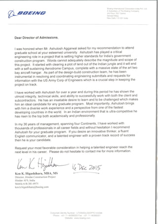 BOEING RECOMMENDATION LETTER main