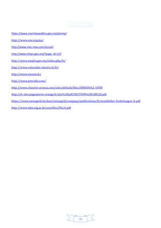 56
https://www.marchespublics.gov.ma/pmmp/
http://www.one.org.ma/
http://www.ines-max.com/accueil
http://www.mhpv.gov.ma/?page_id=117
http://www.emploi.gov.ma/index.php/fr/
http://www.schneider-electric.fr/fr/
http://www.nexans.fr/
http://www.petradis.com/
http://www.chauvin-arnoux.com/sites/default/files/D00VDU62_0.PDF
http://fc-elec.pagesperso-orange.fr/doc%20pdf/SECTION%20CABLES.pdf
https://www.swissgrid.ch/dam/swissgrid/company/publications/fr/mastbilder_freileitungen_fr.pdf
http://www.tdee.ulg.ac.be/userfiles/file/6.pdf
 