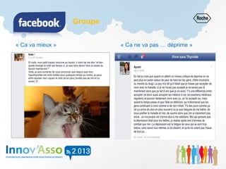 « Ca va mieux » « Ca ne va pas … déprime »
Groupe
 