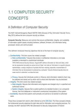 Computer Security Principles and Practice 4th Edition PDF | PDF