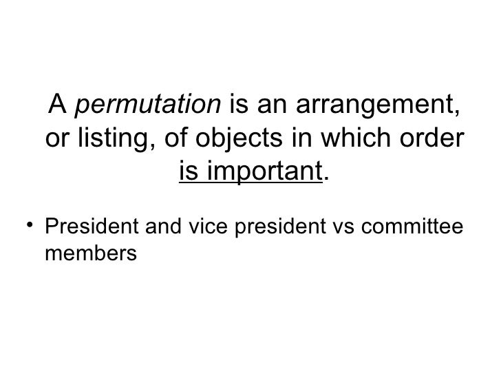 permutation examples permutation examples