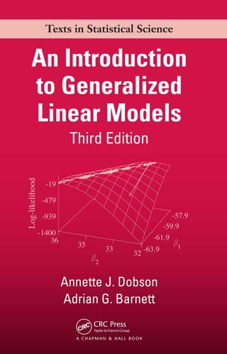 An Introduction to Generalized Linear Models 3rd Edition Annette J ...