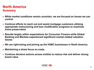 HSBC In North America (USA & Canada)