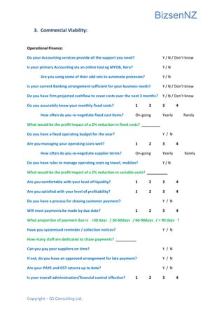 Business Viability Assessment | PDF
