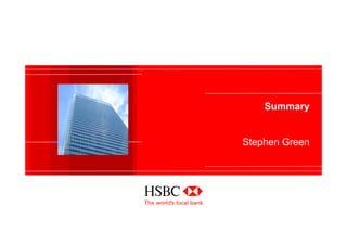 HSBC Strategy Update 