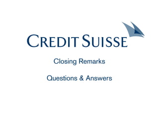 .credit Presentation slidessuiss