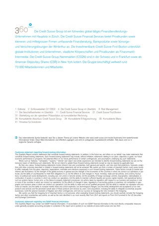  .credit-suisse Quarterly Report Q1/2003