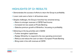  .credit-suisse - Presentation