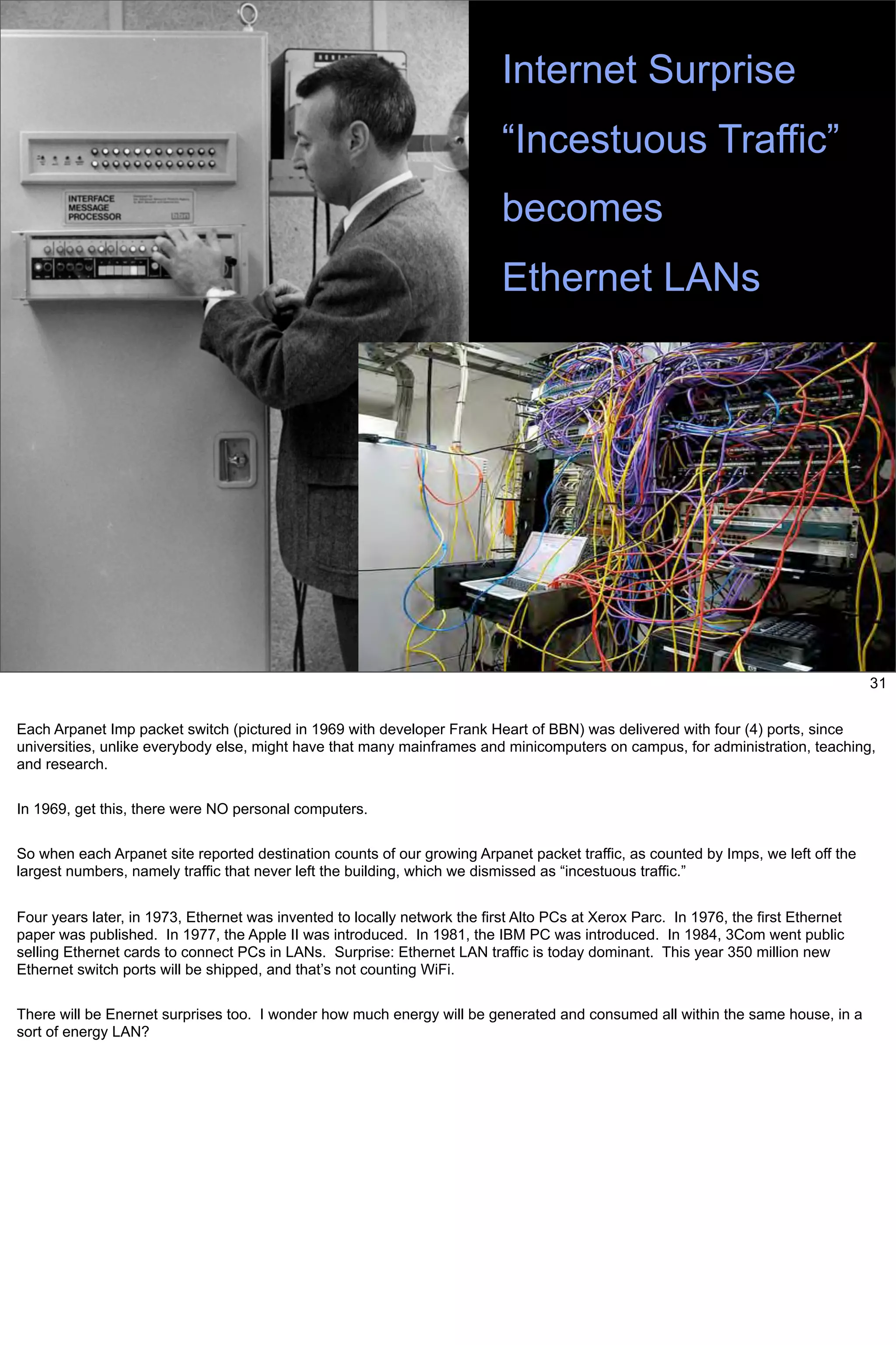 Bob Metcalfe: Internet History Applied To Solving Energy