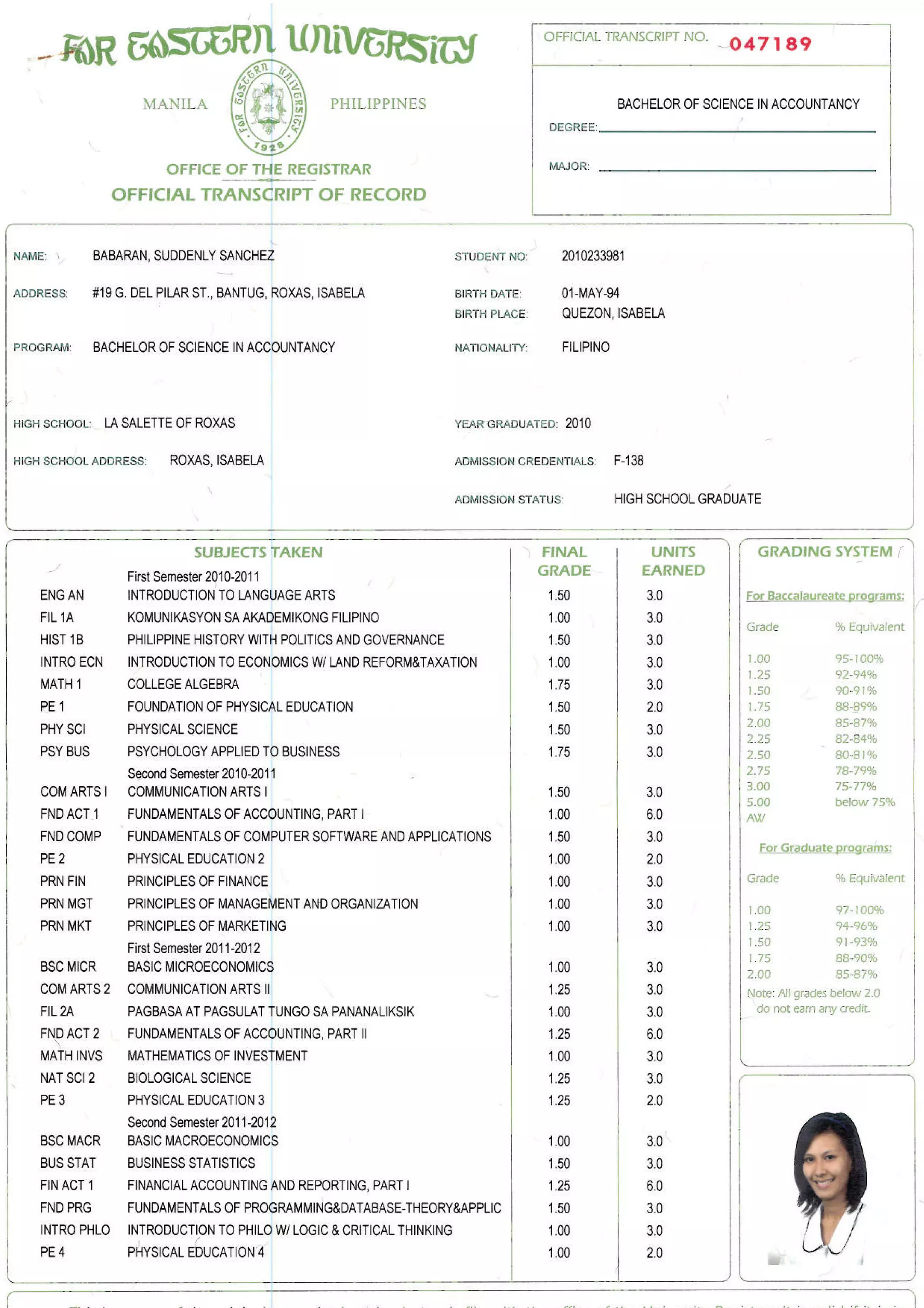 Transcript of Record