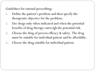 rational drug use | PPT | Substance Abuse | Diseases and Conditions