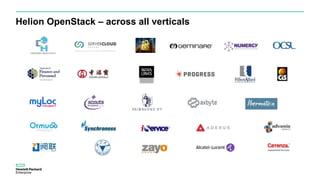Helion OpenStack – across all verticals
 