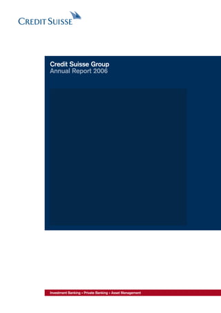 credit-suisse Annual Report 2006