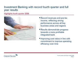 credit-suisse Presentation slides