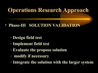 operation Research Introduction and terms | PPT