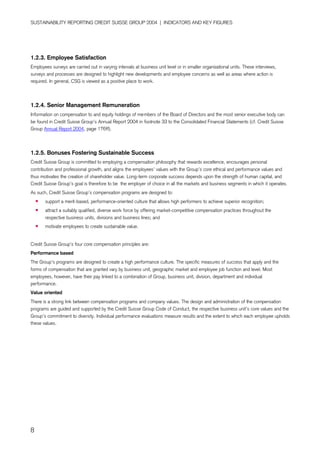 credit-suisse Performance Indicators/Ratings 2002