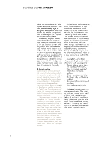 .credit-suisse Annual Report Part 4 Risk management