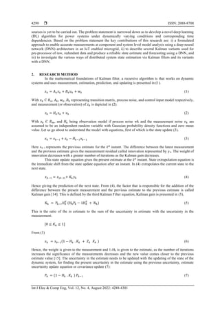 Optimal state estimation techniques for accurate measurements in ...