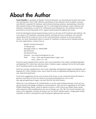 Upgrading and Repairing PCs 14th Edition Scott Mueller | PDF