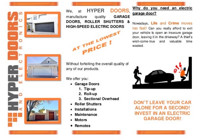 Hyper Doors Pamphlet