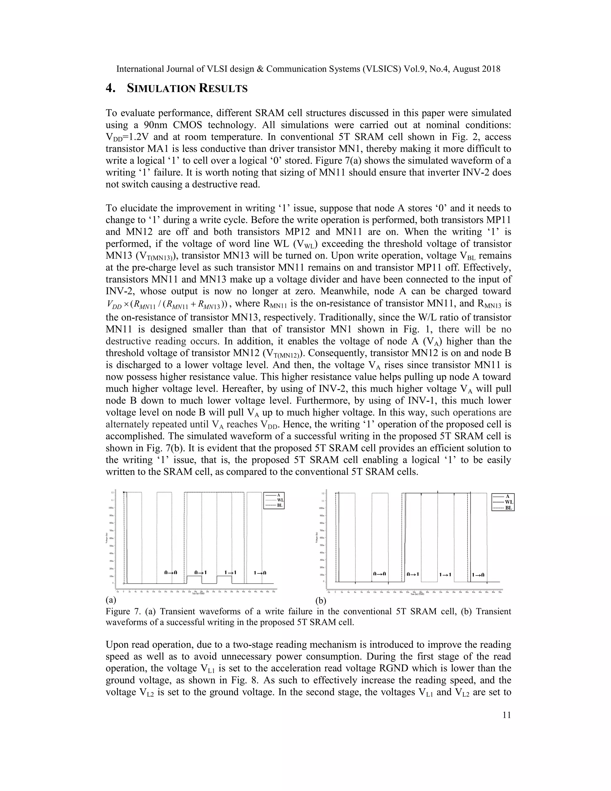 FIVE-TRANSISTOR SINGLE-PORT SRAM BIT CELL WITH HIGH SPEED AND LOW ...