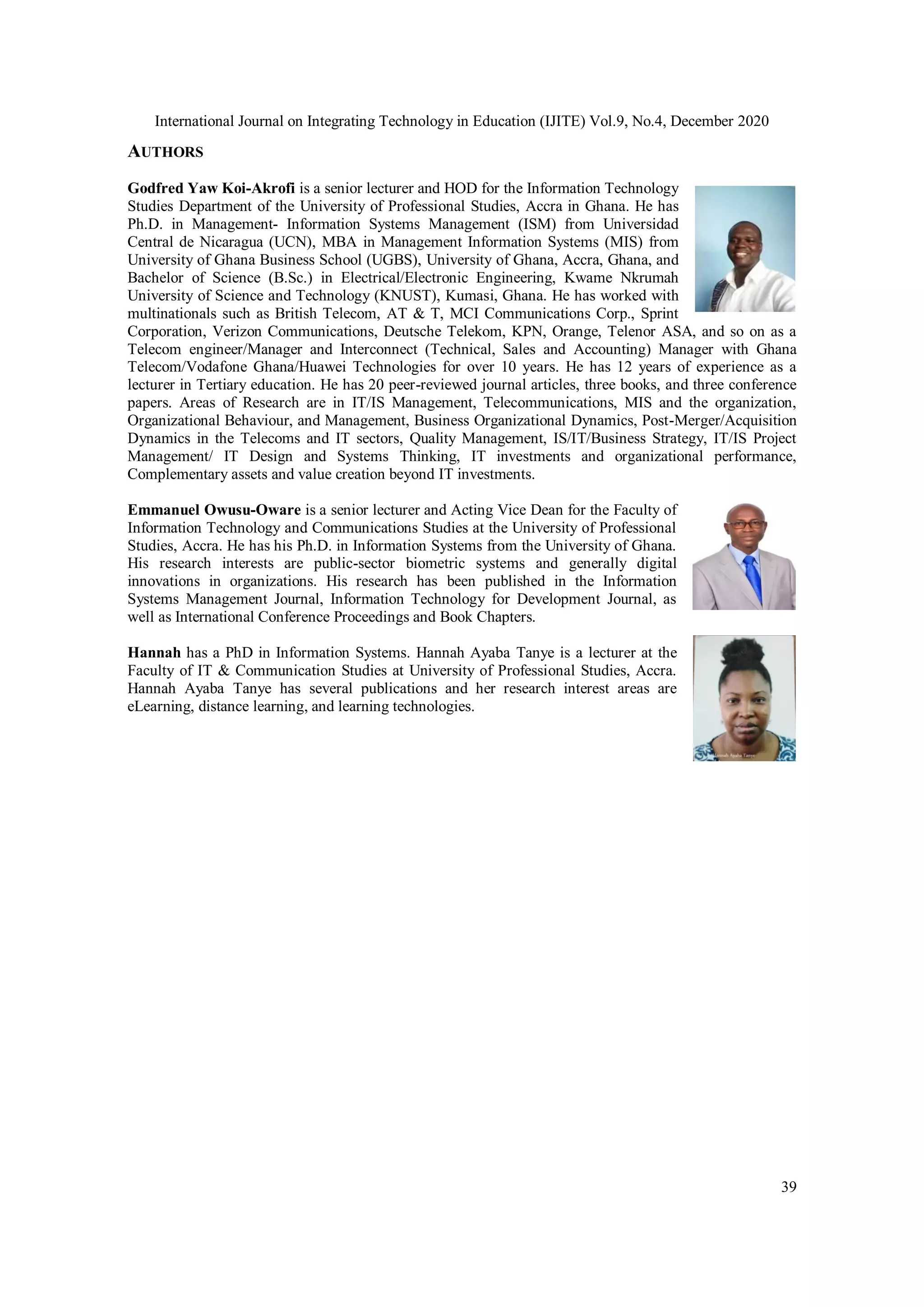 CHALLENGES OF DISTANCE, BLENDED, AND ONLINE LEARNING: A LITERATUREBASED APPROACH