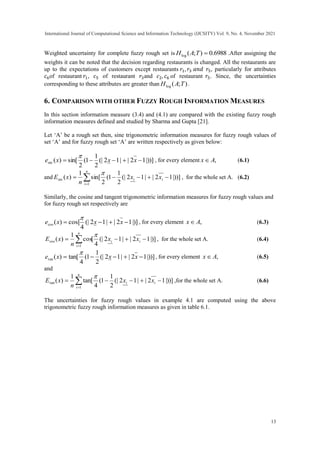 FUZZY ROUGH INFORMATION MEASURES AND THEIR APPLICATIONS | PDF