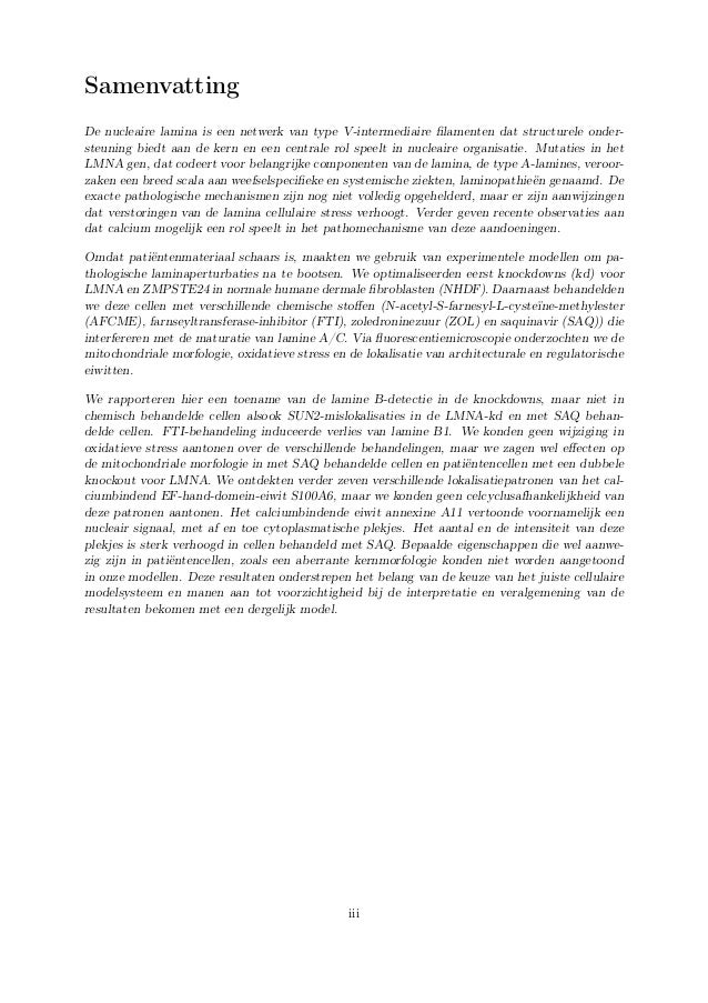 Master thesis dankwoord