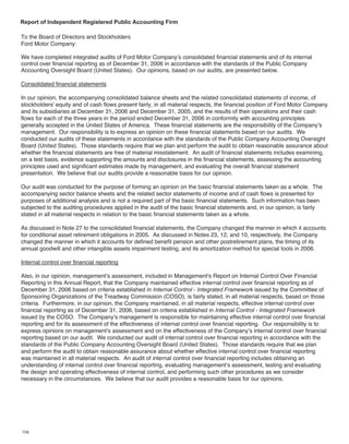 ford  2006 Annual Report