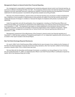 ford  2006 Annual Report