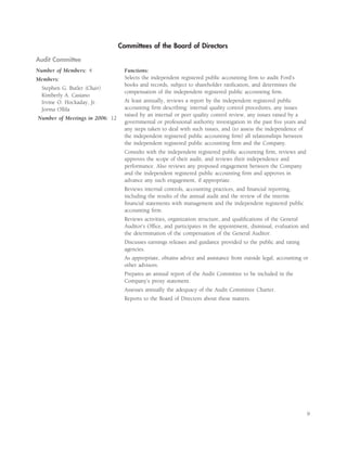 ford 2007 Proxy Statement