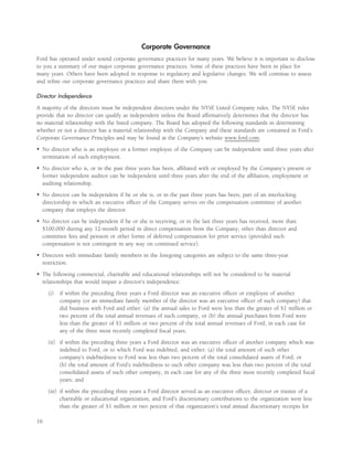 ford 2007 Proxy Statement