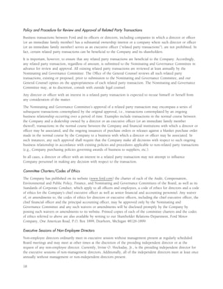 ford 2007 Proxy Statement