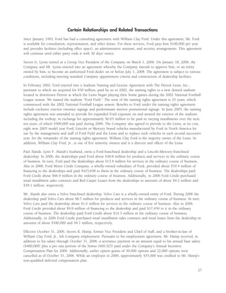 ford 2007 Proxy Statement