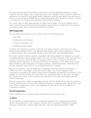 ford 2007 Proxy Statement