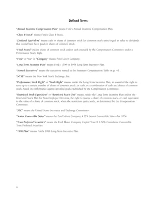 ford 2007 Proxy Statement